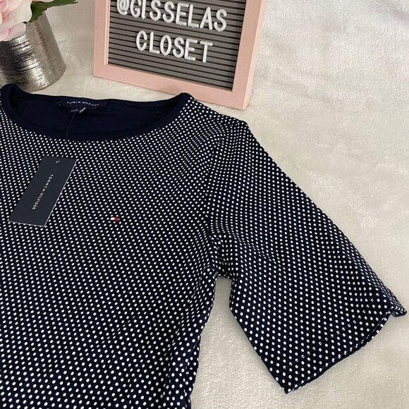 nwt Tommy Hilfiger shirt size Small Navy - Picture 3 of 5